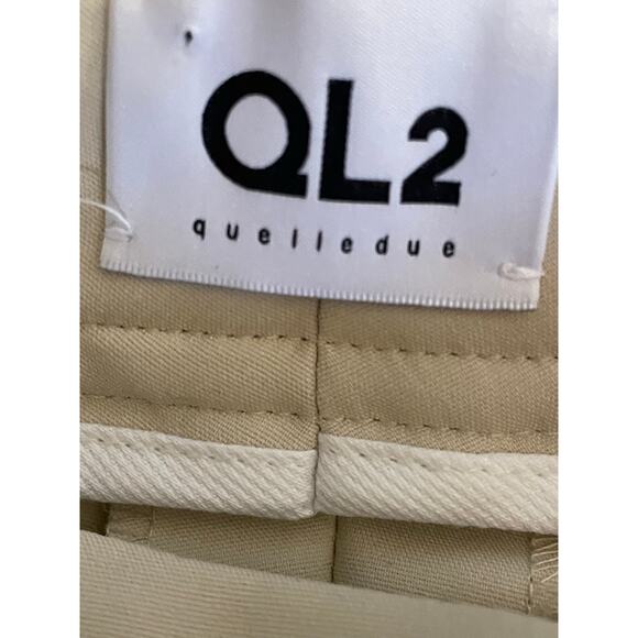 QL2 Monet Cream Flat Front Tailored Dress Pants size US6 - Picture 7 of 10